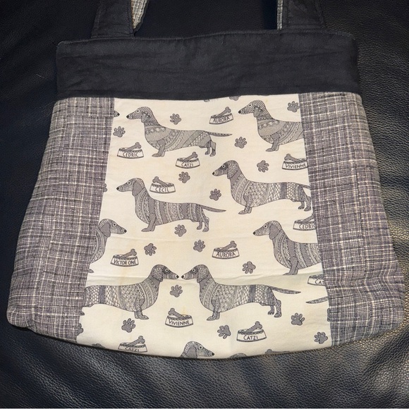 Handmade Dachshund Tote - Picture 2 of 6